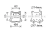VN3391 AVA масляный радиатор, двигательное масло