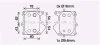 FD3625 PRASCO масляный радиатор, двигательное масло