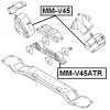 Превью - MM-V45ATR FEBEST Подвеска, двигатель (фото 4)