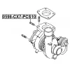 Превью - 0598-CX7-PCS10 FEBEST Болт, выпускной коллектор (фото 4)