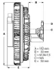Превью - LK017 BERU Вентилятор охлаждения радиатора (двигателя) (фото 2)