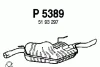 Превью - P5389 FENNO Глушитель выхлопных газов конечный (фото 2)