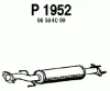 Превью - P1952 FENNO Средний глушитель выхлопных газов (фото 2)
