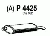 Превью - P4425 FENNO Глушитель выхлопных газов конечный (фото 2)