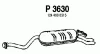 Превью - P3630 FENNO Глушитель выхлопных газов конечный (фото 2)