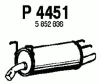 Превью - P4451 FENNO Глушитель выхлопных газов конечный (фото 2)