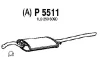Превью - P5511 FENNO Глушитель выхлопных газов конечный (фото 3)