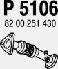 Превью - P5106 FENNO Труба выхлопного газа (фото 2)