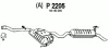 Превью - P2205 FENNO Глушитель выхлопных газов конечный (фото 2)