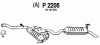 Превью - P2205 FENNO Глушитель выхлопных газов конечный (фото 3)