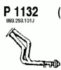 Превью - P1132 FENNO Труба выхлопного газа (фото 2)