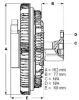 Превью - LK117 BERU Вентилятор охлаждения радиатора (двигателя) (фото 2)