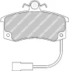 Превью - FDB1325 FERODO Комплект тормозных колодок, дисковый тормоз (фото 2)