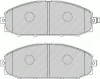 Превью - FDB1577 FERODO Комплект тормозных колодок, дисковый тормоз (фото 3)