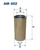 Превью - AM402 FILTRON Воздушный фильтр (фото 3)