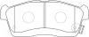 Превью - FP6172 FIT Комплект тормозных колодок, дисковый тормоз (фото 2)