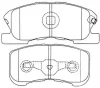 FP6168 FIT Комплект тормозных колодок, дисковый тормоз