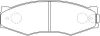 Превью - FP0266 FIT Комплект тормозных колодок, дисковый тормоз (фото 2)