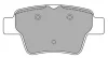 Превью - FBP-1404 FREMAX Комплект тормозных колодок, дисковый тормоз (фото 4)