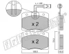 Превью - 053.0 FRI.TECH. Комплект тормозных колодок, дисковый тормоз (фото 2)