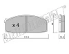 Превью - 254.0 FRI.TECH. Комплект тормозных колодок, дисковый тормоз (фото 2)