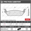 Превью - MKD1012 FRICTION MASTER Колодки тормозные дисковые задние mkd1012 (фото 3)