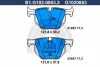 Превью - B1.G102-0803.2 GALFER Комплект тормозных колодок, дисковый тормоз (фото 2)