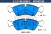 Превью - B1.G102-0258.2 GALFER Комплект тормозных колодок, дисковый тормоз (фото 2)