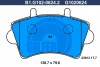 Превью - B1.G102-0624.2 GALFER Комплект тормозных колодок, дисковый тормоз (фото 2)