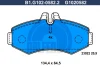 Превью - B1.G102-0582.2 GALFER Комплект тормозных колодок, дисковый тормоз (фото 2)