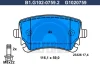 Превью - B1.G102-0759.2 GALFER Комплект тормозных колодок, дисковый тормоз (фото 2)