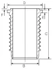 Превью - 14-671680-00 GOETZE Гильза цилиндра (фото 3)