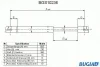 BGS10236 BUGIAD Газовый амортизатор крышки багажника, заднего стекла, капота