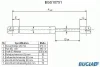 BGS10751 BUGIAD Газовый амортизатор крышки багажника, заднего стекла, капота