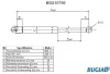 BGS10756 BUGIAD Газовый амортизатор крышки багажника, заднего стекла, капота