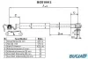 BGS10912 BUGIAD Газовый амортизатор крышки багажника, заднего стекла, капота