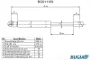 BGS11109 BUGIAD Газовый амортизатор крышки багажника, заднего стекла, капота