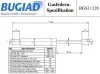 BGS11128 BUGIAD Газовый амортизатор крышки багажника, заднего стекла, капота