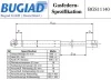 BGS11140 BUGIAD Газовый амортизатор крышки багажника, заднего стекла, капота