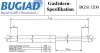 BGS11200 BUGIAD Газовый амортизатор крышки багажника, заднего стекла, капота