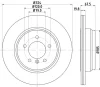 Превью - 8DD 355 110-021 BEHR/HELLA/PAGID Тормозной диск (фото 8)