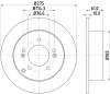 Превью - 8DD 355 115-991 BEHR/HELLA/PAGID Тормозной диск (фото 4)