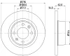 Превью - 8DD 355 107-851 BEHR/HELLA/PAGID Тормозной диск (фото 8)