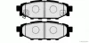 Превью - J3617003 HERTH+BUSS Комплект тормозных колодок, дисковый тормоз (фото 3)