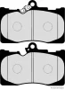 Превью - J3602120 HERTH+BUSS Комплект тормозных колодок, дисковый тормоз (фото 5)