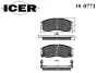 Превью - 180771 ICER Комплект тормозных колодок, дисковый тормоз (фото 2)