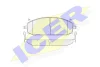 Превью - 181448 ICER Комплект тормозных колодок, дисковый тормоз (фото 3)