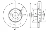 78BD4063 ICER Диск тормозной передний audi 100/a4/a6, vw passat all 91-05