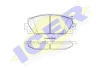 Превью - 181774 ICER Комплект тормозных колодок, дисковый тормоз (фото 3)