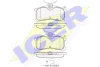 Превью - 181728 ICER Комплект тормозных колодок, дисковый тормоз (фото 3)